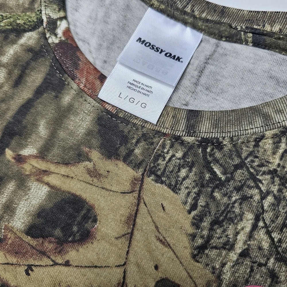 Mossy Oak Break Up Infinity Tee Shirt Wmn size Large - Picture 4 of 5